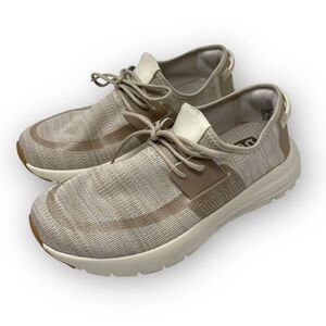 Hey Dude Sirocco Dual Knit Neutral Tan Moccasin Casual Slip On Women’s Size 9